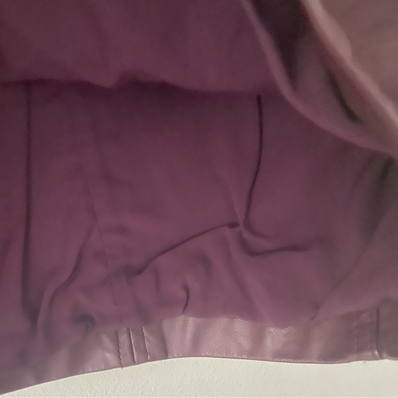 Free People Modern Femme Faux Leather Mini Skirt—Size 6 - Picture 7 of 7